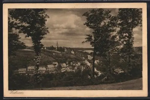 AK Zehren / Elbe, Totalansicht des Ortes