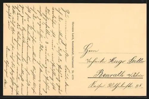 AK Siegen, Teilansicht des Ortes aus der Vogelschau mit Giersberg und Michaeliskirche