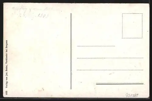 AK Flexenstrasse /Vorarlberg, Teilansicht der Strasse an den Felswänden