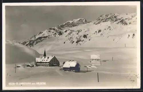 AK St. Christoph am Arlberg, Winterlandschaft