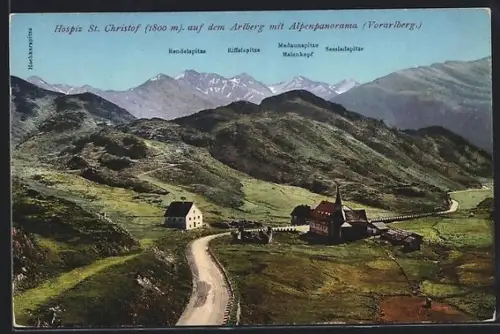 AK St. Christof, Das Hospiz St. Christof auf dem Arlberg
