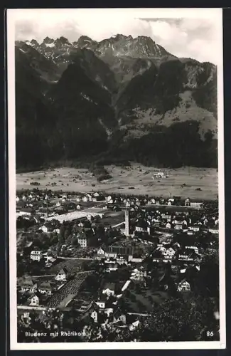 AK Bludenz, Gesamtansicht mit Rhätikon