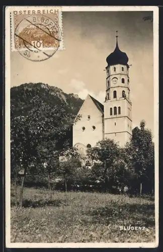 AK Bludenz, Ansicht der Kirche