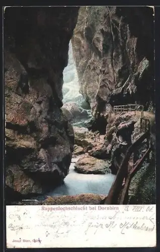 AK Dornbirn, Partie in der Rapplenlochschlucht