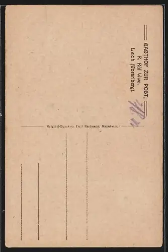 AK Lech, Ort mit Kaarspitze