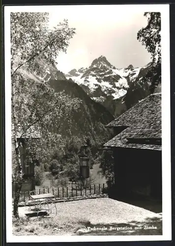 AK Tschengla, Bergstation mit Zimba