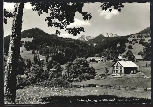 AK Tschengla, Teilansicht gegen Schillerkopf