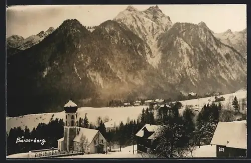 AK Bürserberg, Ortspartie mit Kirche