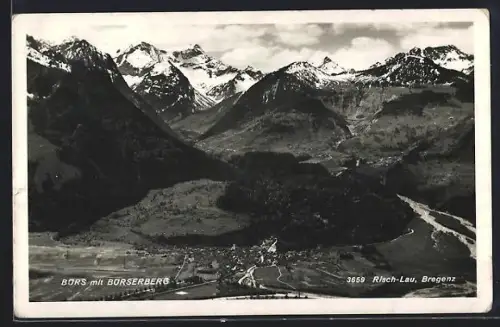 AK Bürs, Ortsansicht mit Bürserberg