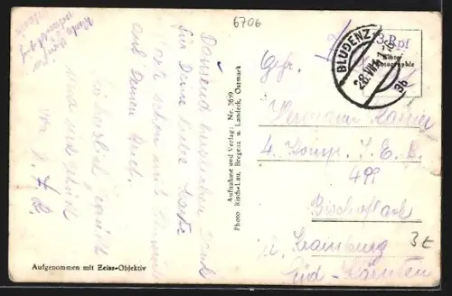 AK Bürs, Ortsansicht mit Bürserberg