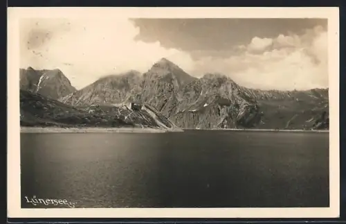 AK Lünersee, Seepartie mit umliegenden Gipfeln