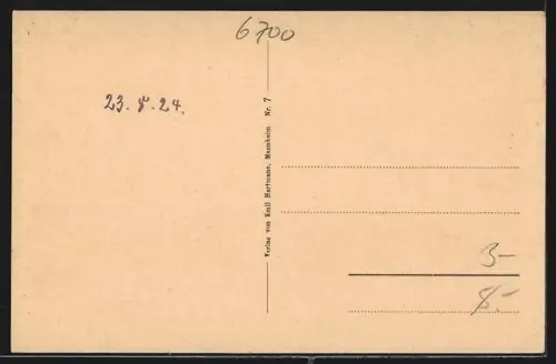 AK Bludenz, Ortsansicht aus der Vogelschau