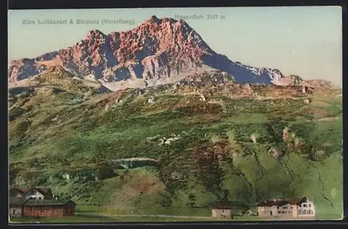 AK Zürs, Luftkurort & Skiplatz mit Hasenfluh