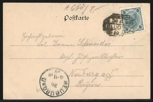 AK Bludenz, Teilansicht mit Kirche von der Bürser-Schlucht