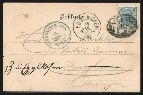 AK Bludenz, Teilansicht mit Kirche von der Bürser-Schlucht