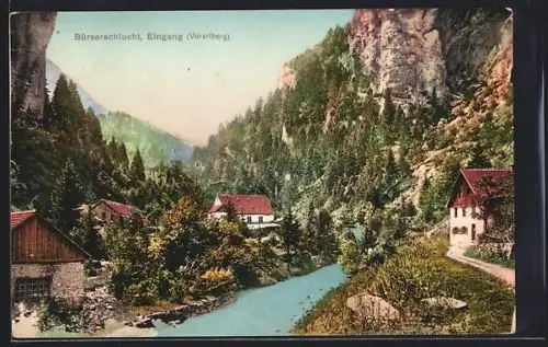 AK Bürs, Bürserschlucht, Eingang