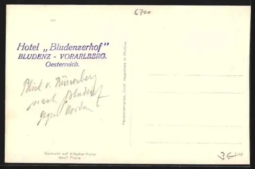 AK Bürserberg, Ortsansicht vom Berghang aus