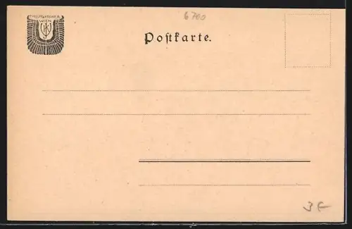 AK Bludenz, Ortsansicht mit Kirche gegen das Rhätikon