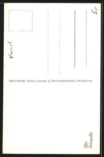 AK Bludenz, Blick in die Rathausgasse