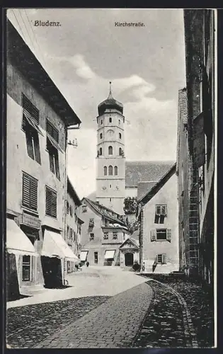 AK Bludenz, Partie in der Kirchstrasse