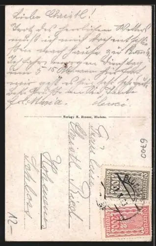 AK Bludenz, Partie in der Kirchstrasse