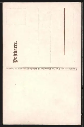 AK Bludenz, Strassenpartie der Kirchgasse mit Pfarrkirche St. Lorenz