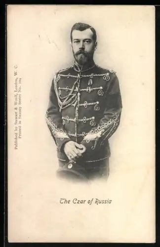AK Zar Nikolaus II. von Russland in Husaren-Uniform
