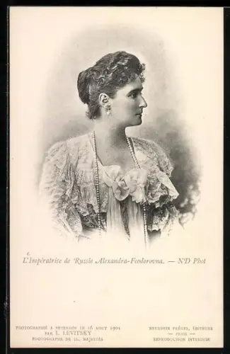 AK L`Impératrice de Russie Alexandra-Feodorowna