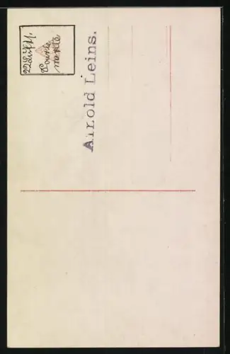 AK Sanke Nr. 515, Kampfflieger Leutnant Klein in Uniform mit Mütze