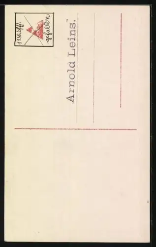 Foto-AK Sanke Nr. 555: Erfolgreicher Kampf-Flieger Leutnant von Keudell in Uniform