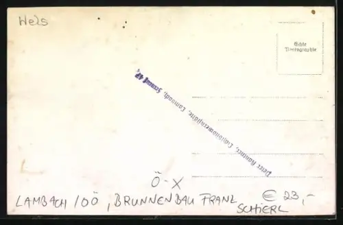 AK Lambach /O.-Ö., Brunnenbau Franz Schierl, Männer bei der Arbeit