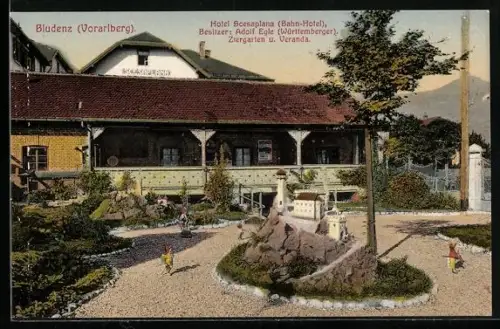 AK Bludenz /Vorarlberg, Hotel Scesaplana Bahn-Hotel