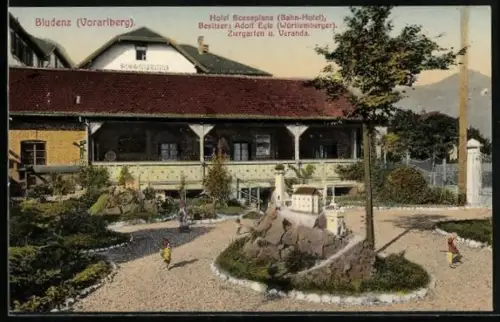AK Bludenz /Vorarlberg, Hotel Scesaplana Bahn-Hotel