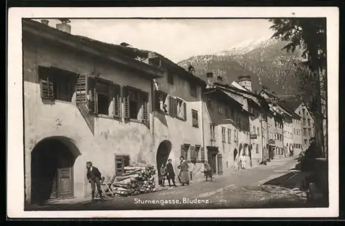 AK Bludenz, Häuser in der Sturnengasse