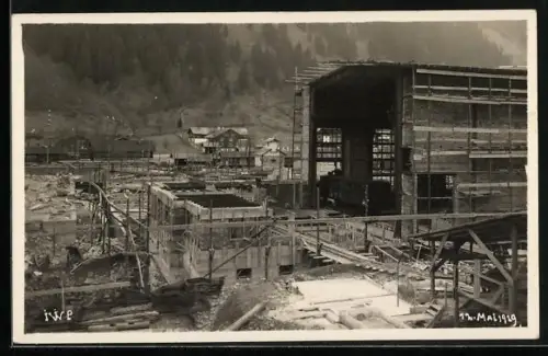 AK Partenen /Vorarlberg, Bau des Vermuntwerks