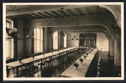 AK Bermsgrün-Schwarzenberg, Gauschule der DAF, Speisesaal