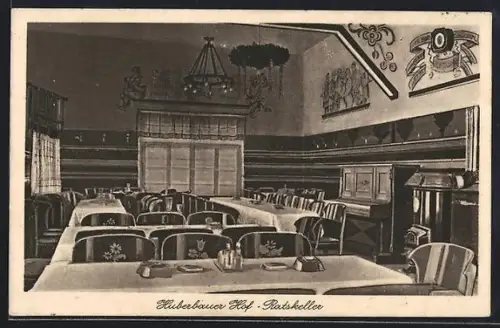 AK Herold i. Erzgeb., Gasthof Huberbauer Hof Ratskeller