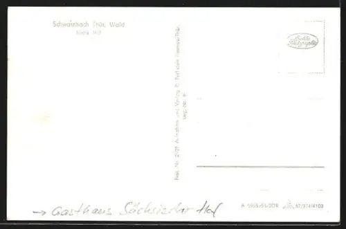 AK Schwarzbach / Eisfeld, Gasthaus Sächsischer Hof