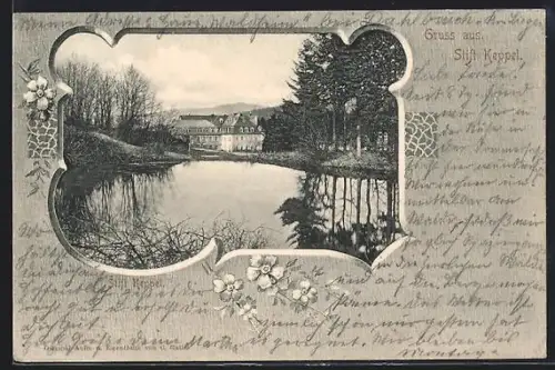 AK Stift Keppel, Klosteranlage und Teich