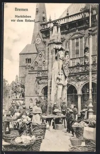 AK Bremen, Marktleben vor dem Roland