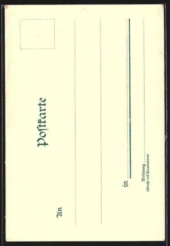 Lithographie Berlin, Unter den Linden, Brandenburger Tor, Kaiserliche Ausfahrt in der Kutsche, Menschenmenge, Fahnen