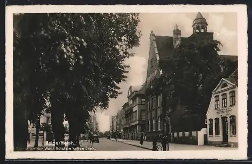 AK Heide / Holstein, Partie an der West-Holstein'schen Bank