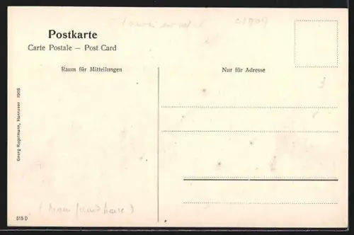 AK Oldenburg i. Gr., Hauptwache mit Kanone und Soldaten