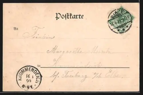 AK Stade, St. Wilhadikirche, Post, Seminar, Cosmaekirche