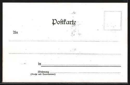 Lithographie Berlin-Spandau, Charlottenbrücke mit Strassenbahn