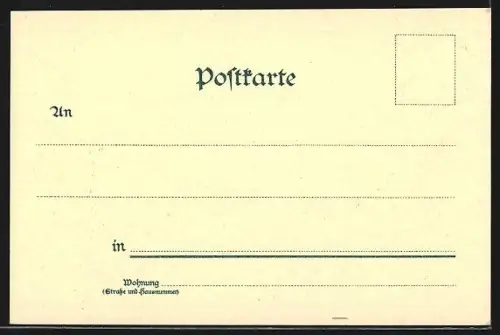 Lithographie Berlin-Tiergarten, Siegessäule, Springbrunnen