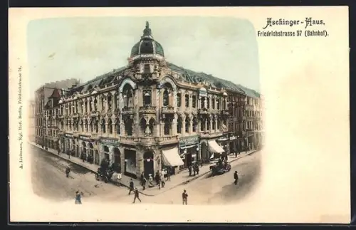 AK Berlin, Aschinger-Haus, Friedrichstrasse 97