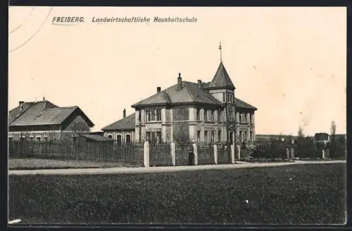 AK Freiberg / Sachsen, Landwirtschaftliche Haushaltschule