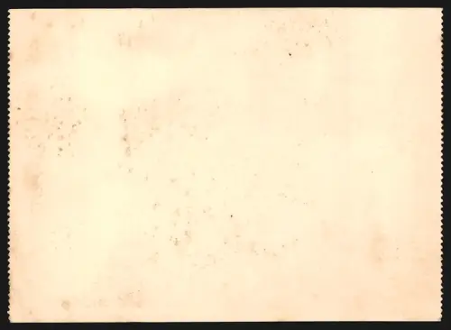 Handzeichnung F. Suhr, Hechingen, Blick zur Burg Hohenzollern, 1914