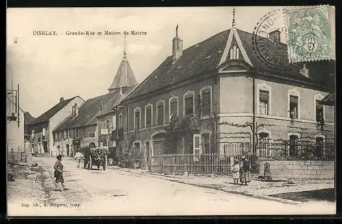 AK Oiselay, Grande-Rue et Maison de Maiche